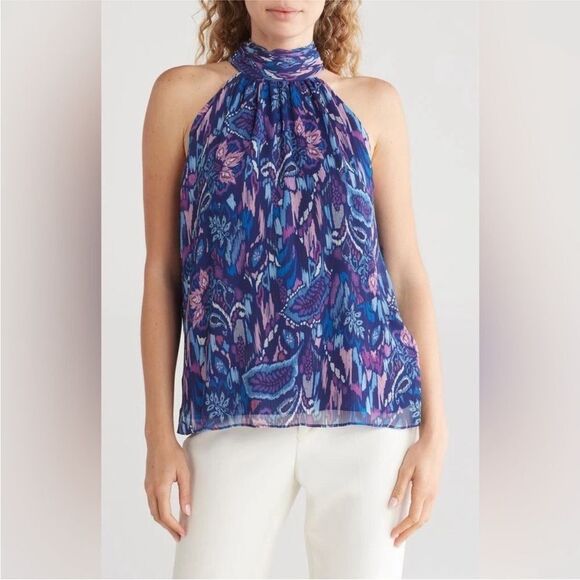 Ramy Brook NWT Halter Neck Tank Blue Multi Size
XXS-S - Picture 1 of 4